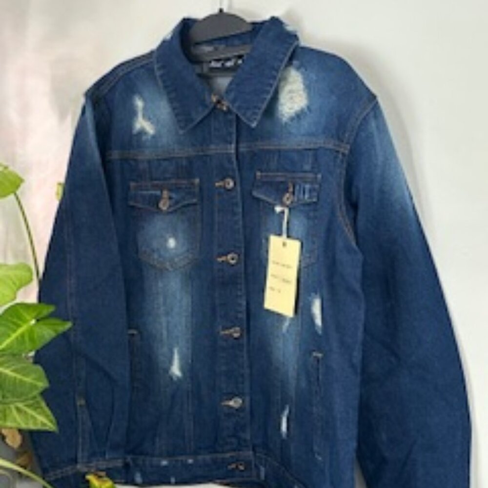 Blue Age Oversized Jean Jacket